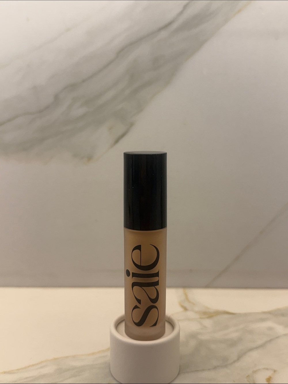 Saie Tinted Serum Concealer - 9 Medium Beige with Black Cap